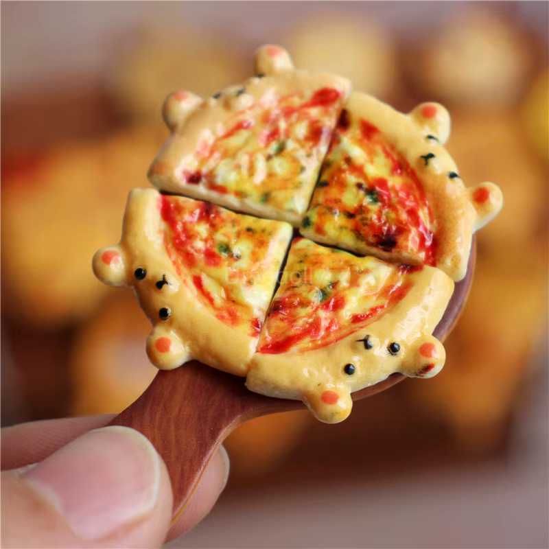 Plateau à Pizza Miniature pour maison de poupée, échelle 1/6, jeu de simulation de nourriture pour poupée Blyth BJD, accessoires, jouet
