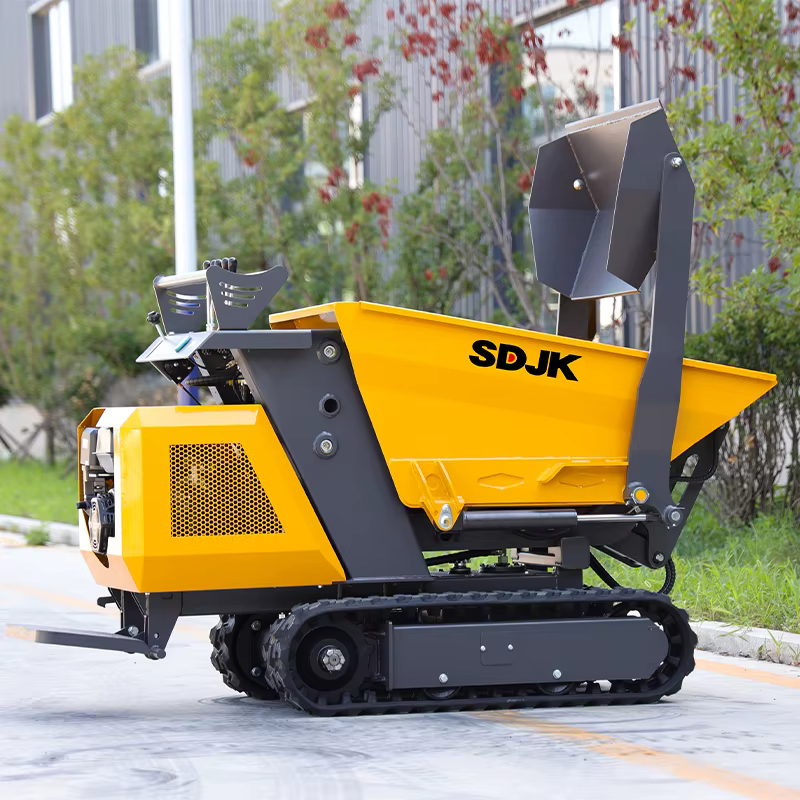 Nouveau mini-dumper sur chenilles de 800 kg, conforme CE/EPA/Euro 5, mini-chargeur pour travaux agricoles et de construction, personnalisable, livraison rapide