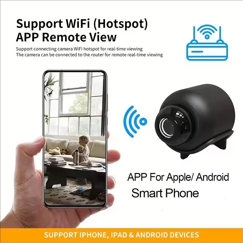 Mini caméra X5 1080P HD Wifi sans fil, vision nocturne, détection de mouvement, caméra vidéo, caméra de sécurité domestique, enregistreur audio-vidéo
