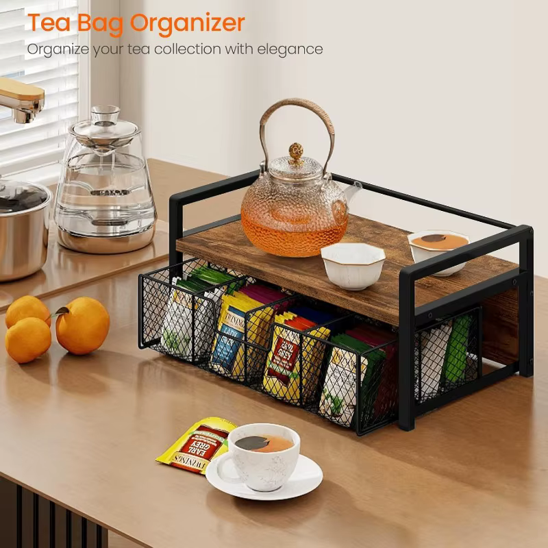 Nouveau support de rangement pour capsules de café, étagère de bureau, support de rangement pour comptoir de cuisine, organisateur de capsules de café - Accessoires pour bar