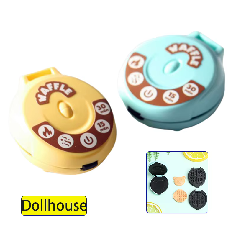 (.) Four électrique miniature pour maison de poupée, Mini machine à pain, modèle de meubles de cuisine, accessoires pour décoration de maison de poupée, jouets, 1 ensemble