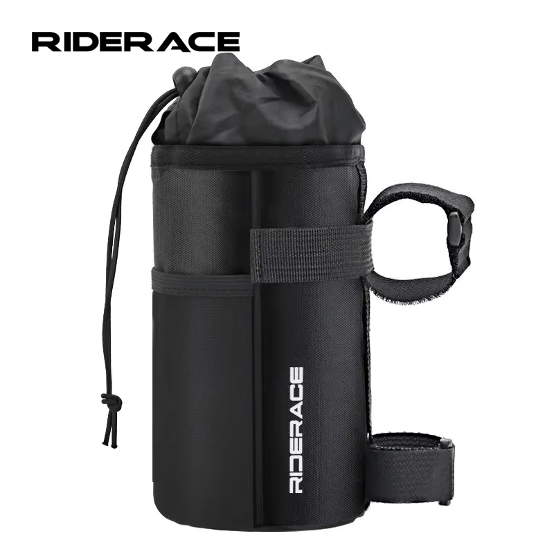 RIDERACE – pochette de porte-bouteille d'eau pour vélo, Portable, vtt, cyclisme sur route, sac de bouilloire isolé, équipement d'équitation, sac de guidon de vélo