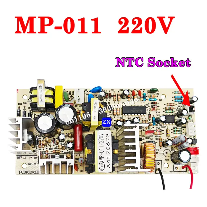Prise NTC MP-011 adaptée au refroidisseur de vin Vinocave, carte d'alimentation, Circuit imprimé, ac