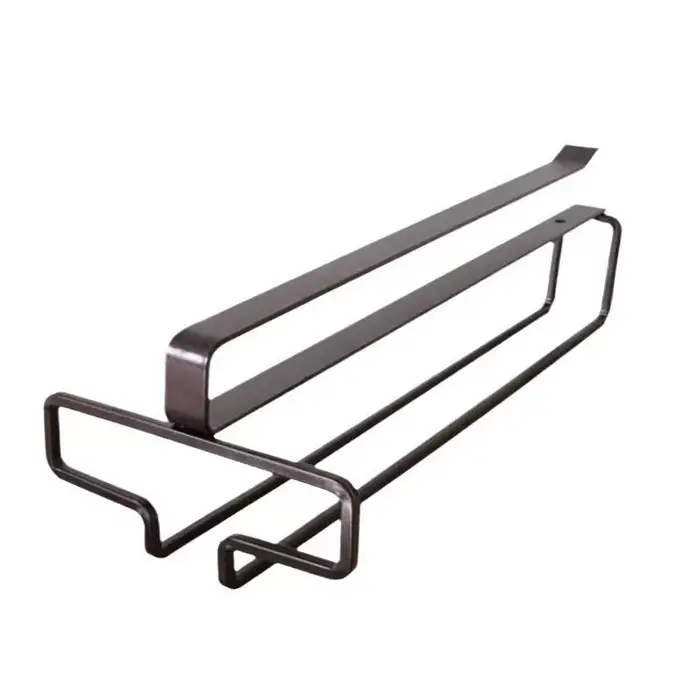 Support de rangement suspendu sans perçage pour verres à vin, support de rangement multifonctionnel