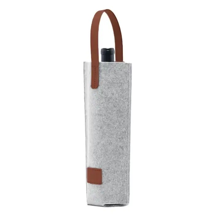 Fourre-tout à vin à bouteille unique avec rembourrage de protection – Parfait pour les mariages, cad