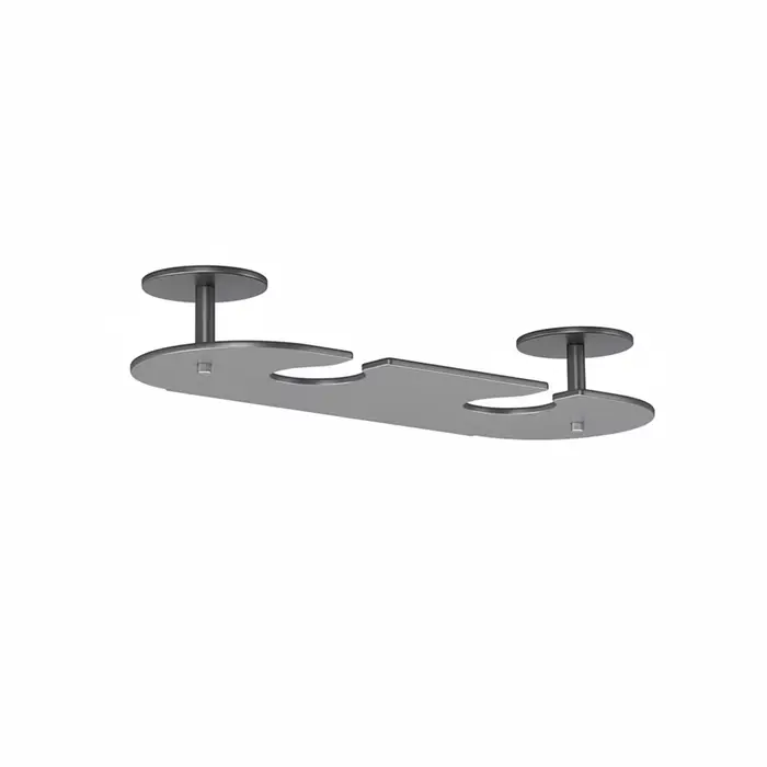 Support à verres à vin inversés 2/3/4 emplacements en aluminium, sans perçage, étagère inversée, gai