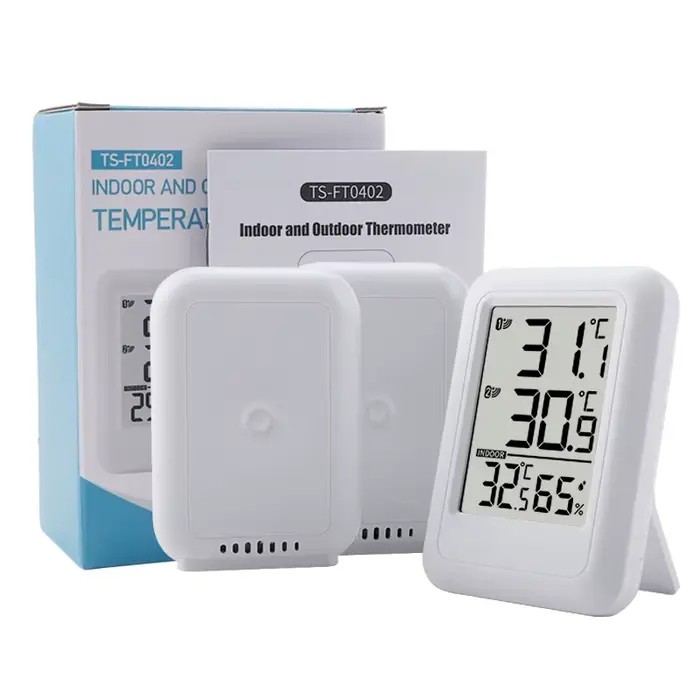 Marque sans fil numérique hygromètre thermomètre cave à vin cuisine jardin moniteur de température 2
