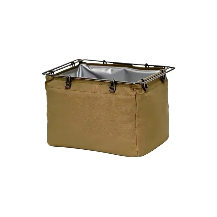 1 Unité IGT Seau à glace pliable, table de camping, sac isotherme pour pique-nique, boissons glacées