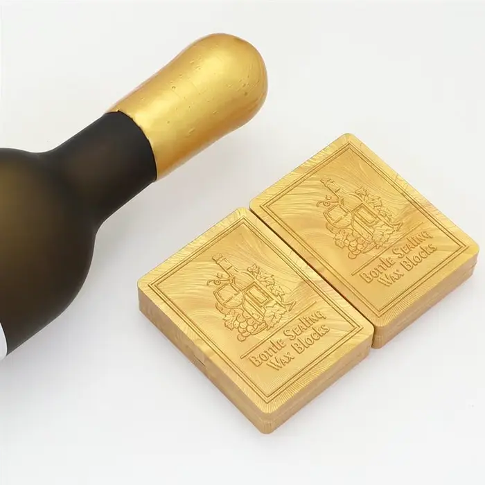 Bloc de cire d'étanchéité pour bouteille de vin rouge, haute performance d'étanchéité et stockage, s