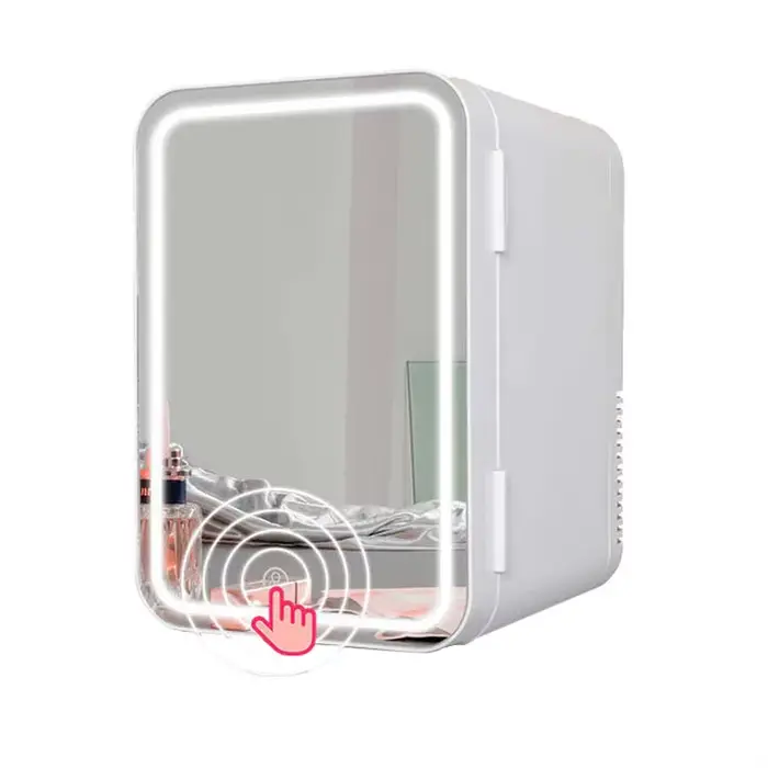Mini réfrigérateur de bureau compact, beauté, maquillage, soins de la peau, cosmétiques, chambre à c