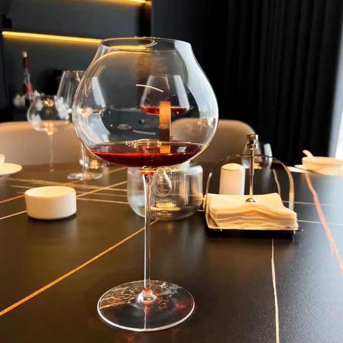 Verre à vin blanc foncé, grande taille, Style slovaquie, cristal Super fin, bordeaux, Sommelier, ver
