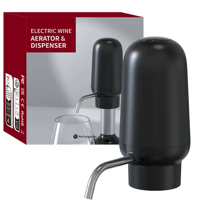 Distributeur d'aérateur de vin électrique, accessoires de Bar, carafe à vin automatique à une touche