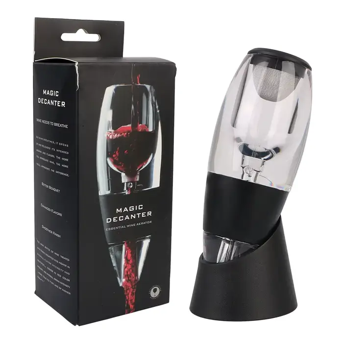 Distributeur d'aérateur de vin rouge et de whisky, verseur professionnel avec filtre et Base, pour B