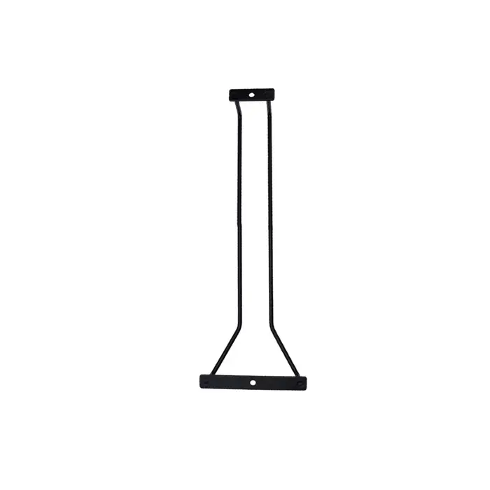 Support à verres à vin sous armoire, longueur 13,7 po/10,6 po, porte-verres suspendu à rail unique p