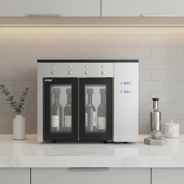 Réfrigérateur à compresseur électrique automatique de haute qualité pour bar à vin, distributeur de