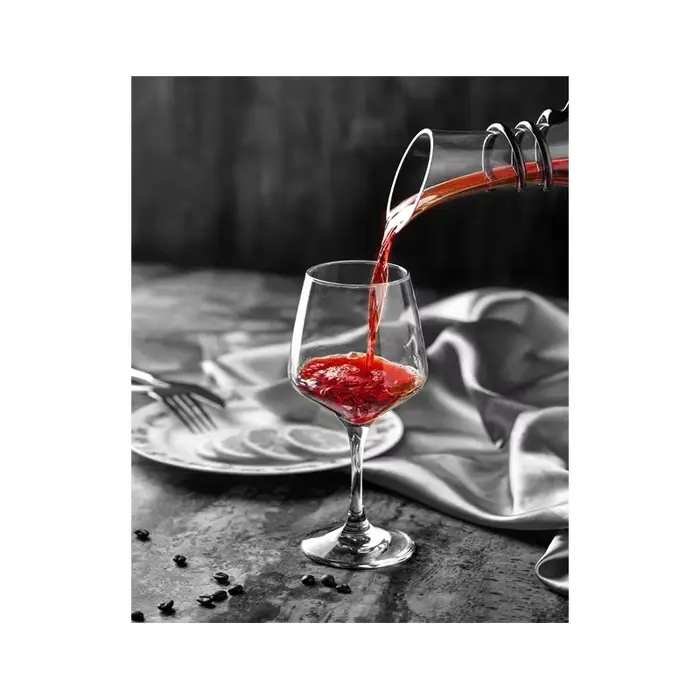 Affiche de vin rouge et verre à vin, toile de restaurant d'impression, peinture d'art mural, image p