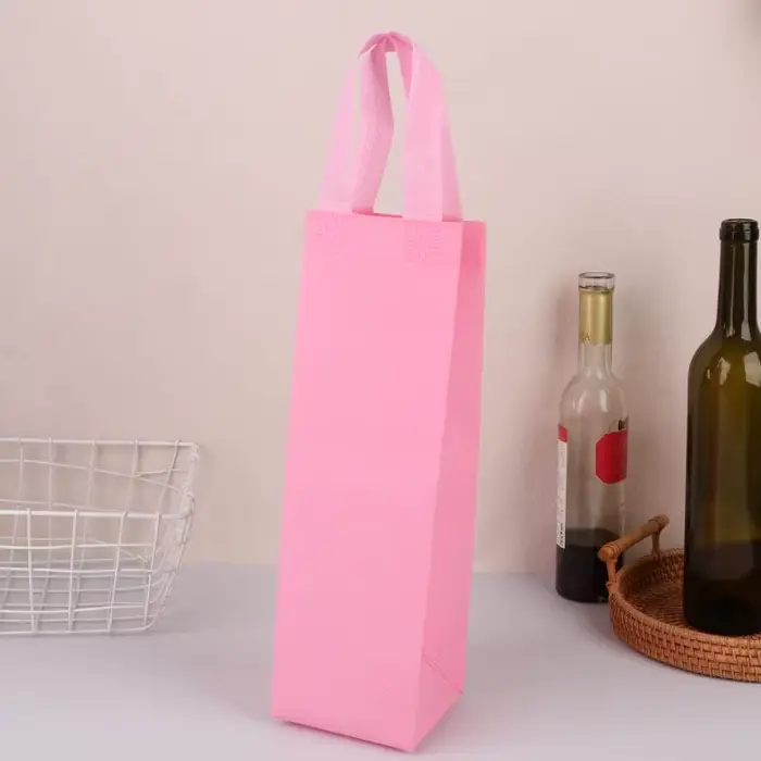 Sac de bouteille de vin en feutre, Double bouteilles, grande charge, emballage de boissons, sac à ma