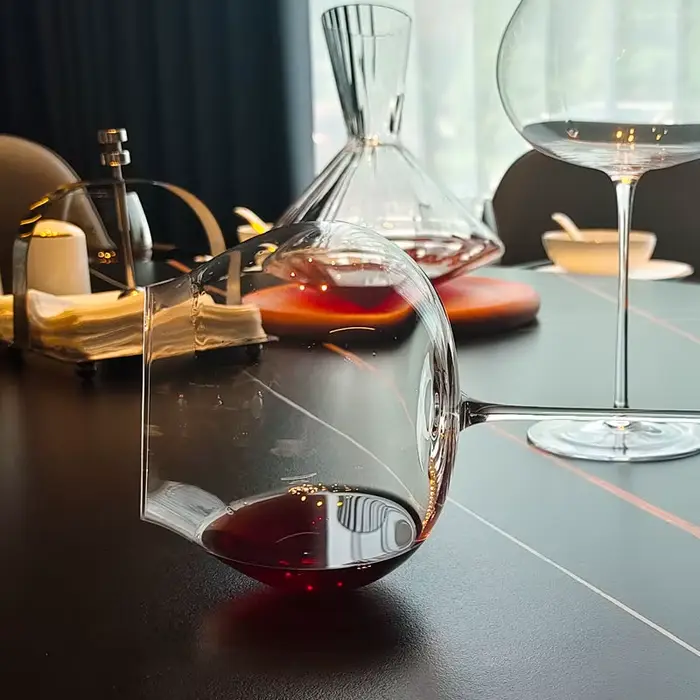 Verre à vin blanc foncé