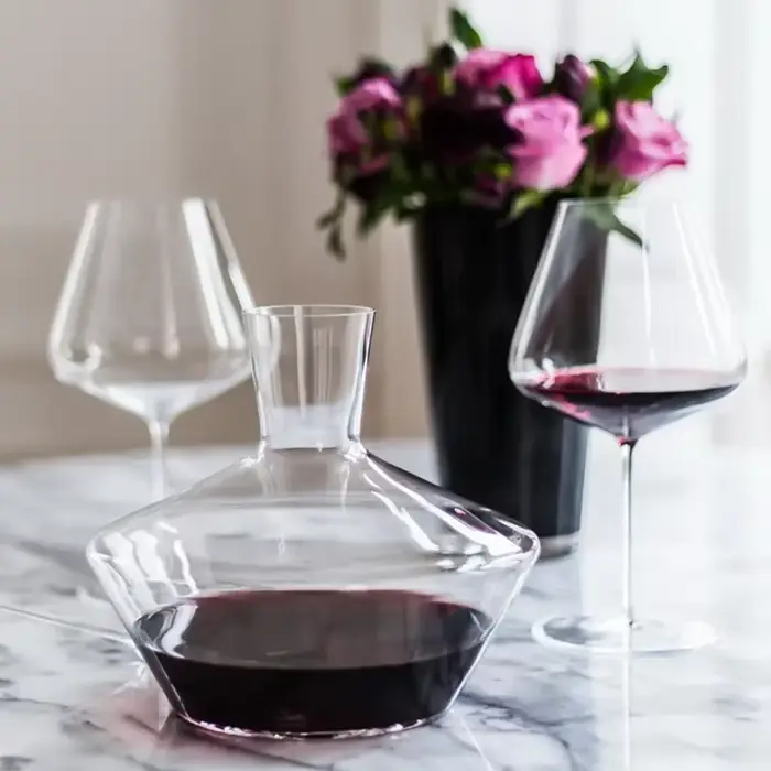 Verre à vin de luxe de style Bourgogne Bordeaux pour banquet et fête