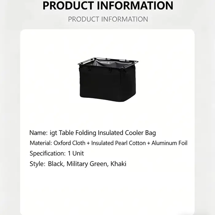 1 Unité IGT Seau à glace pliable