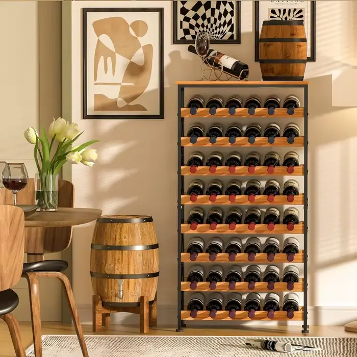 Casier à vin vertical commercial à 8 niveaux