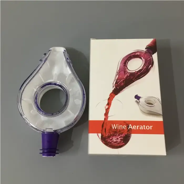 Verseur de bouteille de vin en acrylique portable