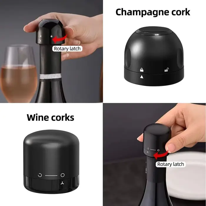 Bouchon de bouteille de vin réutilisable