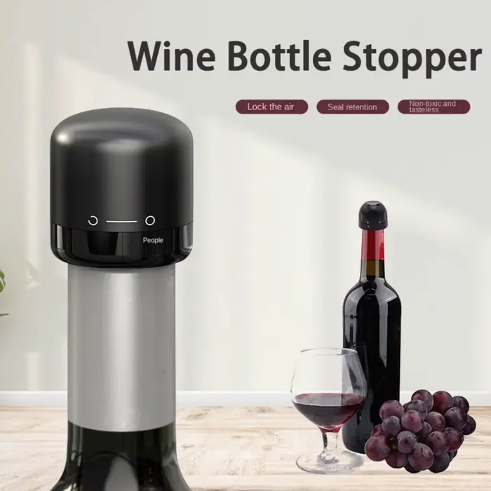 Bouchon de bouteille de vin réutilisable