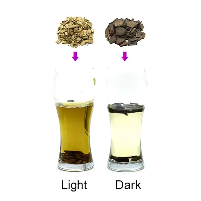 Copeaux de chêne de vinification moyennement grillés Home Winery Whisky