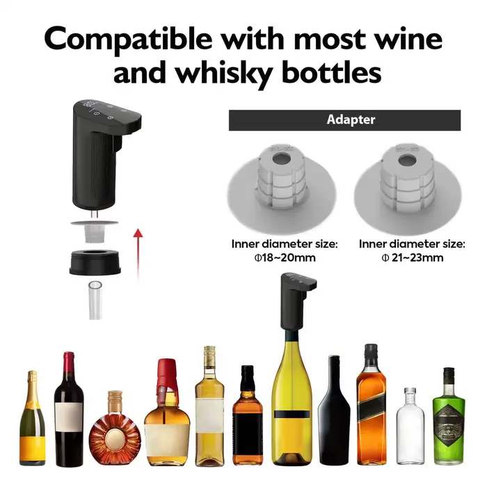 Ensemble de carafe à vin électrique