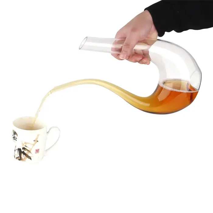 Décanteur de bouteille de vin en forme de U