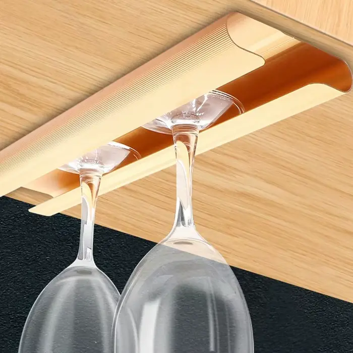 Porte-verre à vin à l'envers en alliage d'aluminium