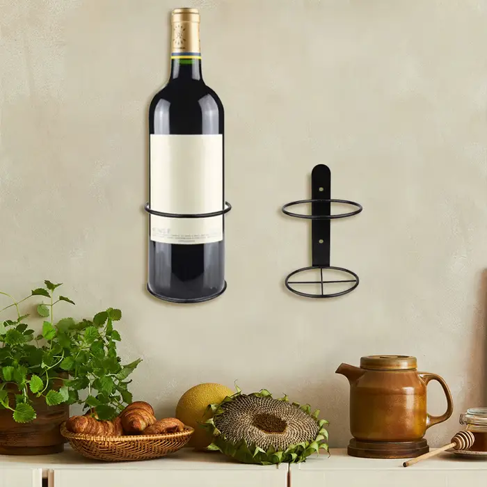 Casier à vin mural suspendu en métal