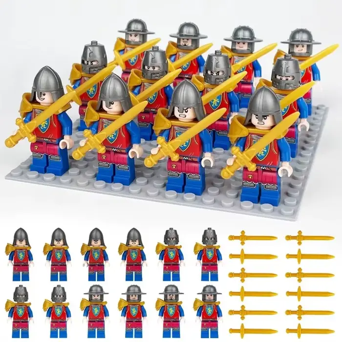 Vente en gros transfrontalière de figurines de château médiéval en blocs de construction 1801 1805 1806 1811 1812 1813 – Offre spéciale