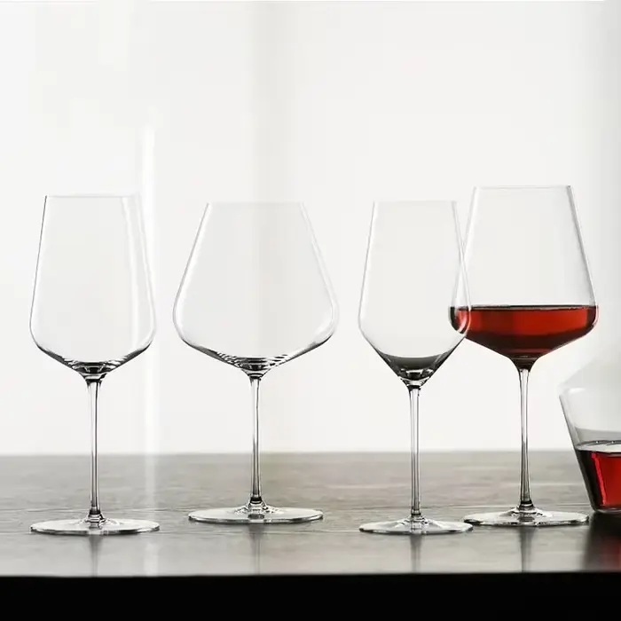Verre à vin de luxe de style Bourgogne Bordeaux pour banquet et fête