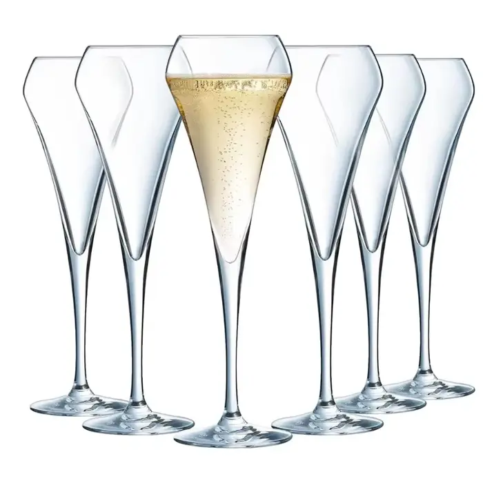 Flûtes à champagne en cristal