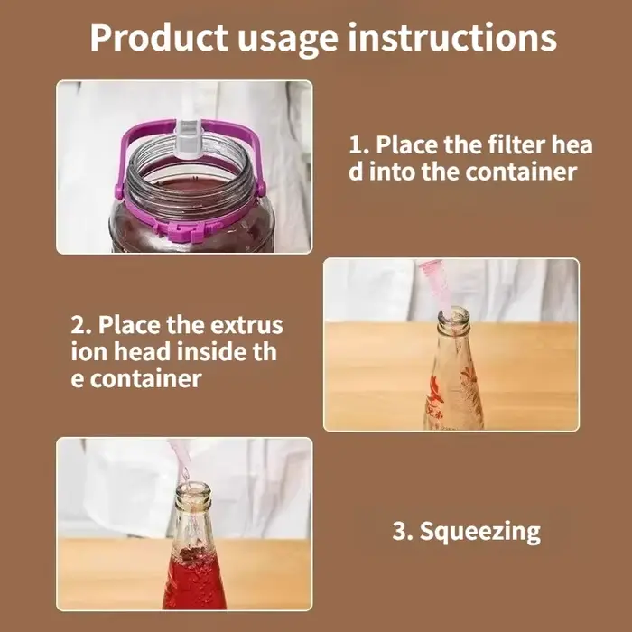 Filtre d'extraction d'alcool de qualité alimentaire pour la maison