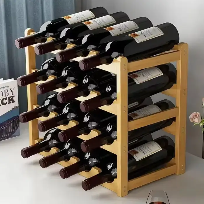 Range-bouteilles de table créatif pour la maison