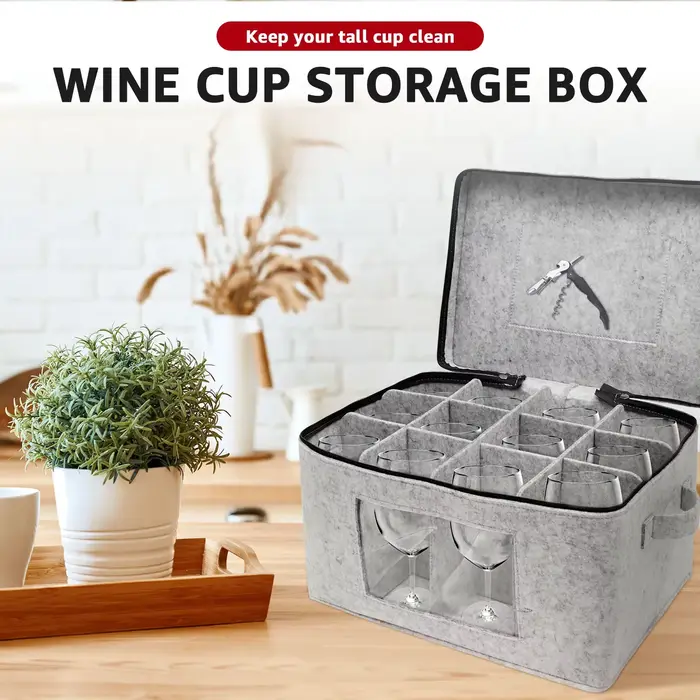 Organisateur de stockage de verres à vin