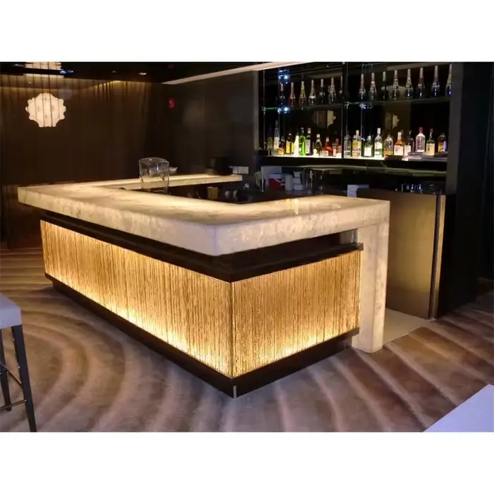Comptoir de bar à vin moderne personnalisé de haute qualité