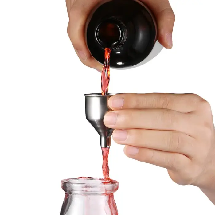 Mini entonnoir à vin en acier inoxydable