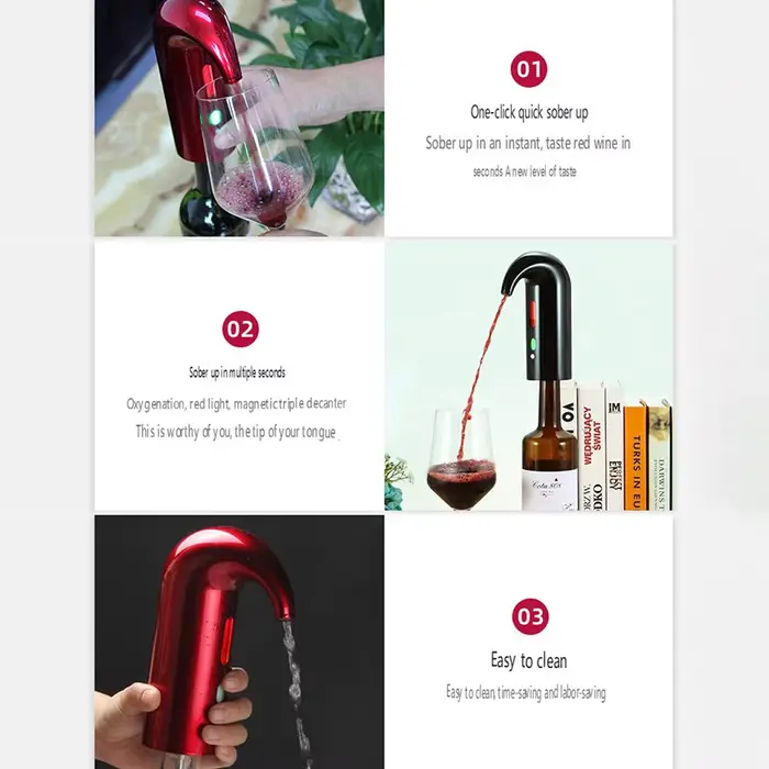 Décanteurs à vin électriques intelligents