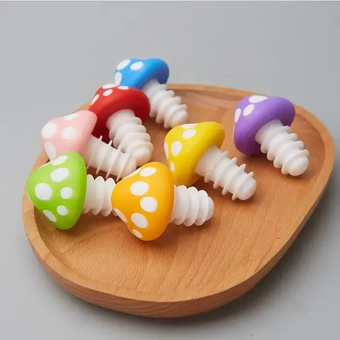 Bouchons de vin en forme de champignon en Silicone