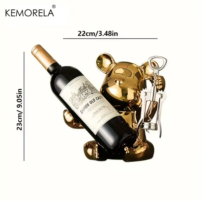 Casier à vin créatif avec ouvre-bouteille