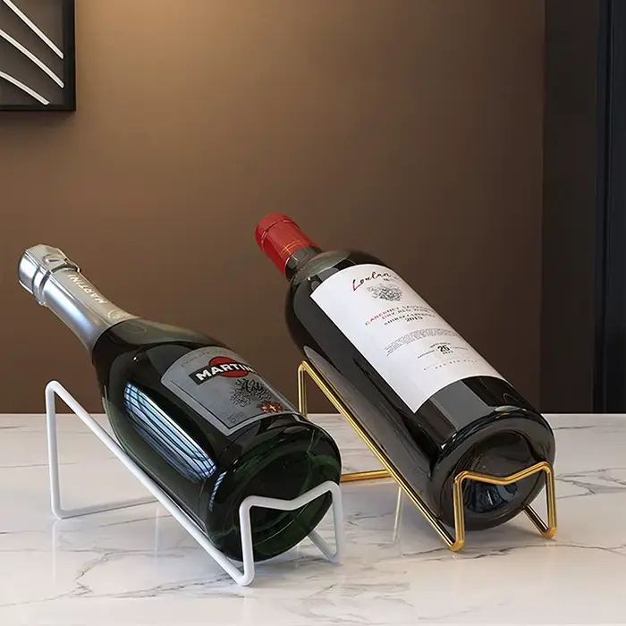 Nouveau casier à vin domestique en acier inoxydable