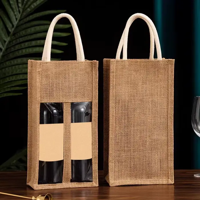 Sac à main de vin rouge