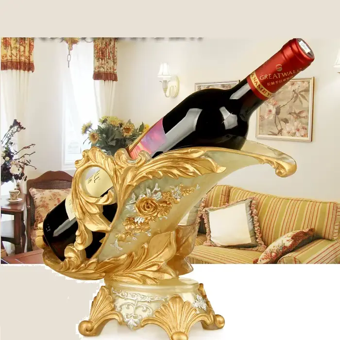 Casier à vin créatif en résine pour salon européen
