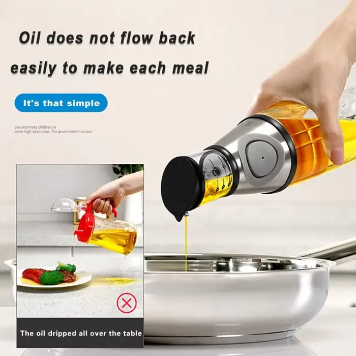Olier-Bouteille d'huile d'olive pour la cuisine