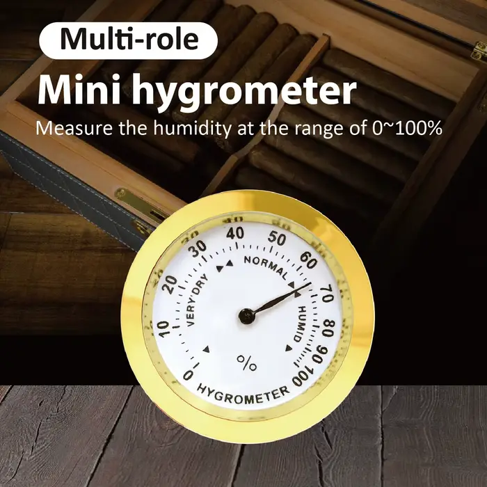 Hygromètre à cigares 43mm MiniCigars humidificateurs