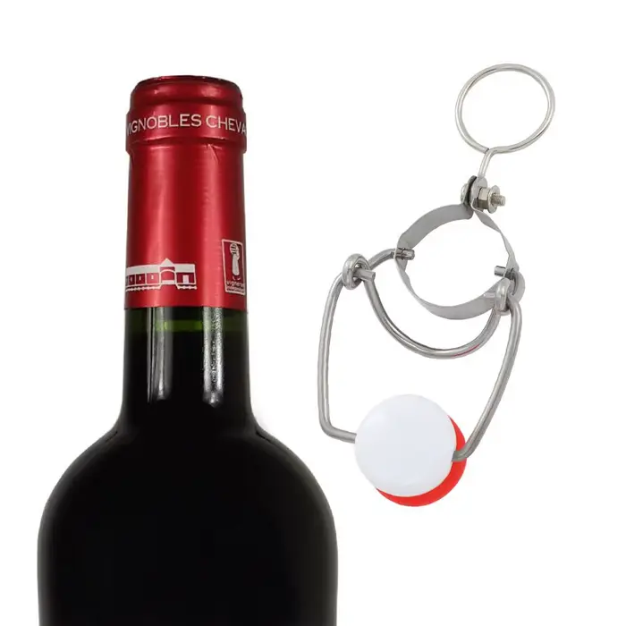 Bouchon rabattable pour le stockage du vin rouge à domicile